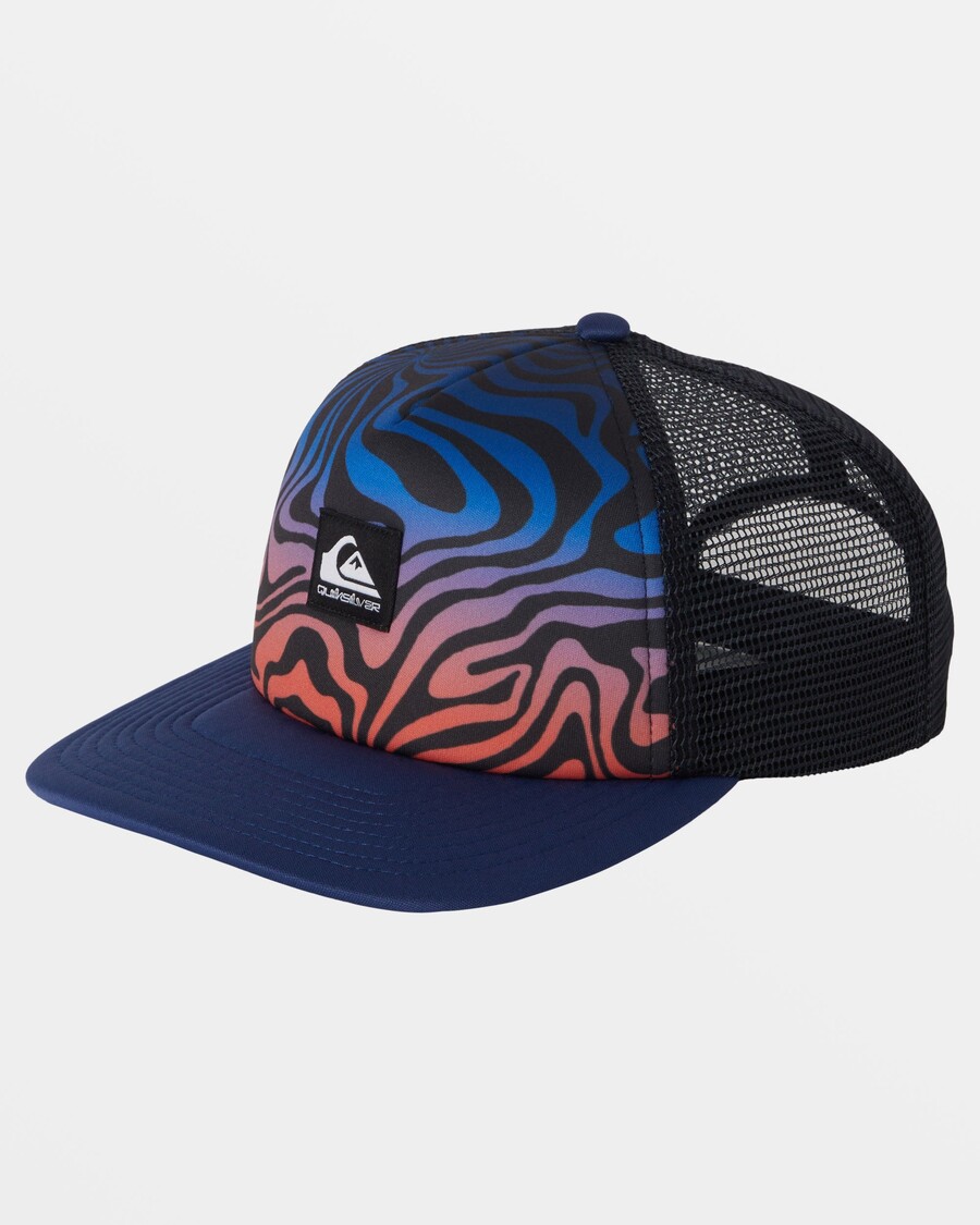 Quiksilver Casquette De Camionneur Emu Coop Pour Garçons 8-16 Ans - Bleu Immobilier