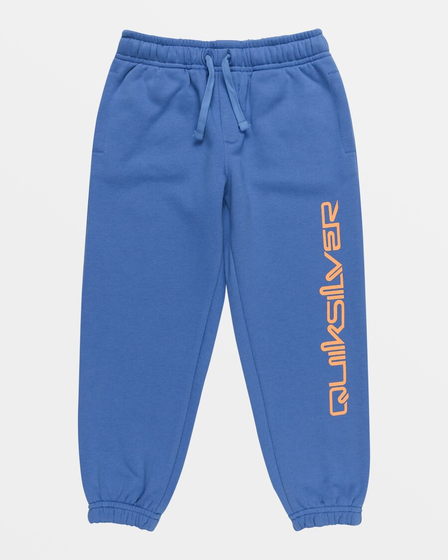 Quiksilver Chlapčenské 2-7 Grafické Tepláky S Elastickým Pásom - Nebulas Blue