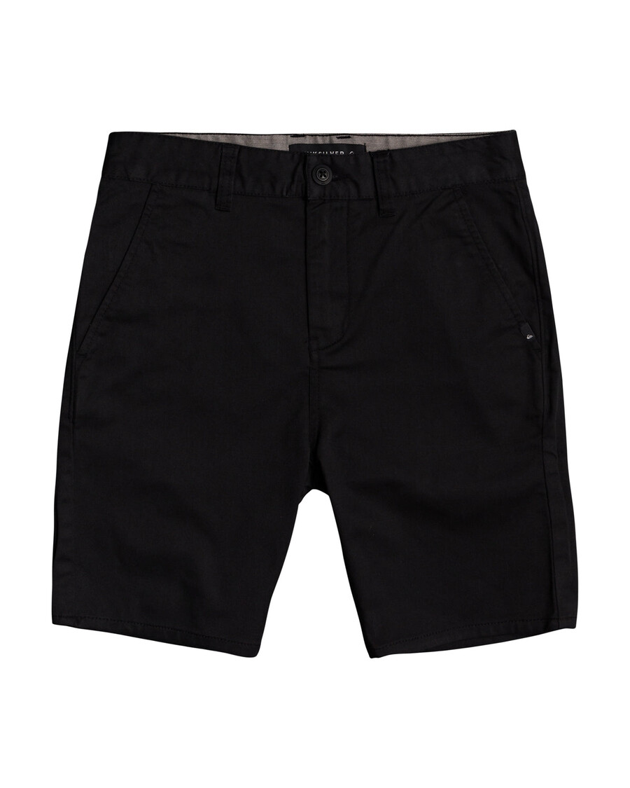 Quiksilver Pojat 8-16 Uudet Jokapäiväiset Union Stretch Chino Shortsit - Mustat