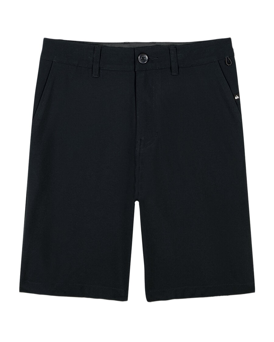 Quiksilver Jungen 8–16 Ocean Union 19" Amphibian Hybrid Shorts – Schwarz