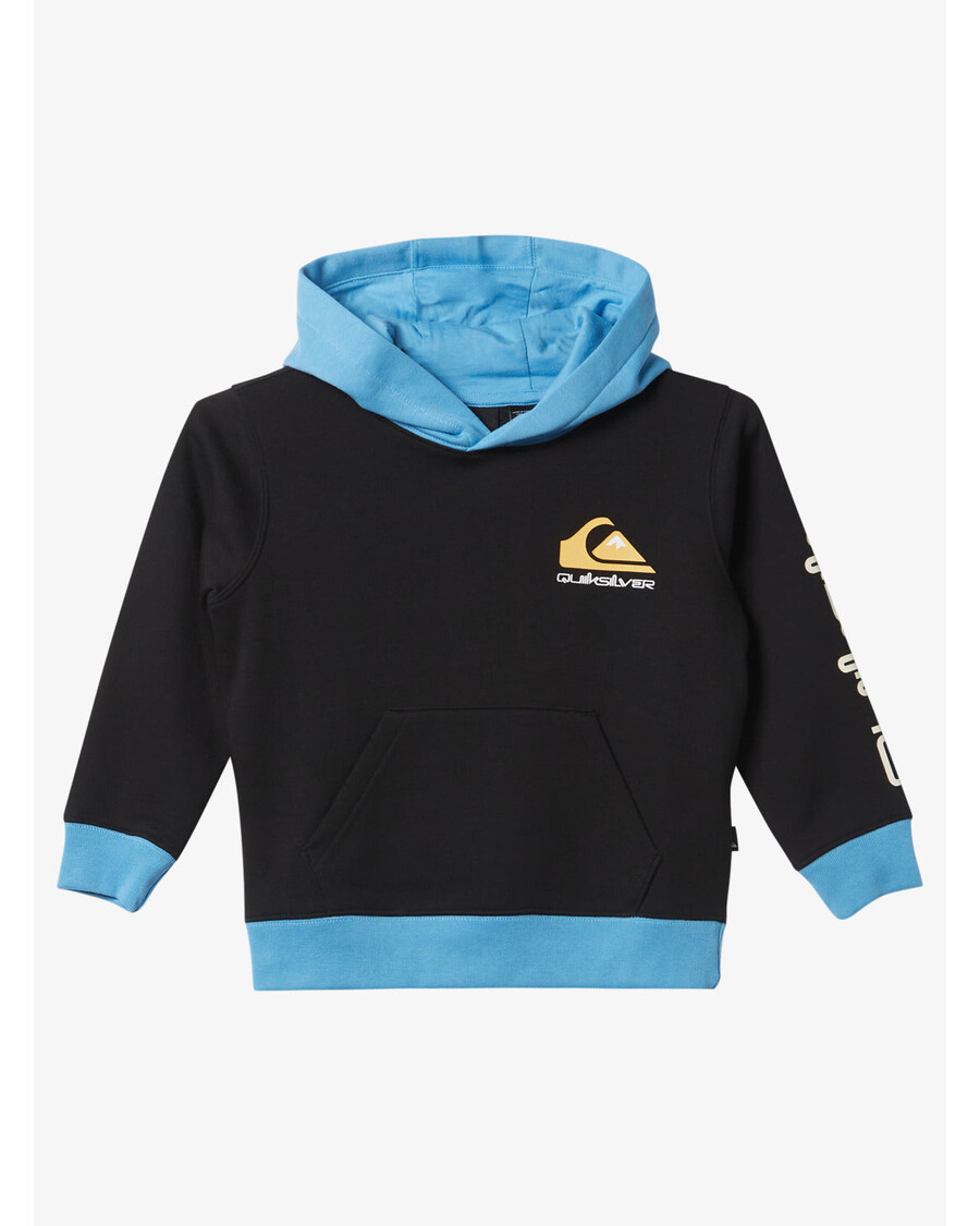 Quiksilver Boys 2-7 Omni Logo Bloku Džemperis - Melns