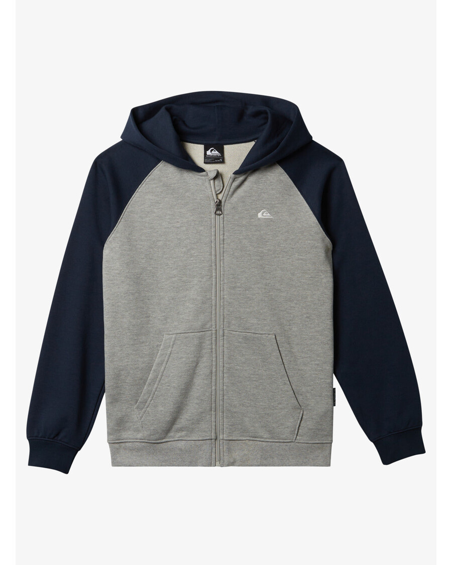 Quiksilver Drenge 8-16 Easy Day Sweatshirt Med Lynlås - Mørk Marineblå