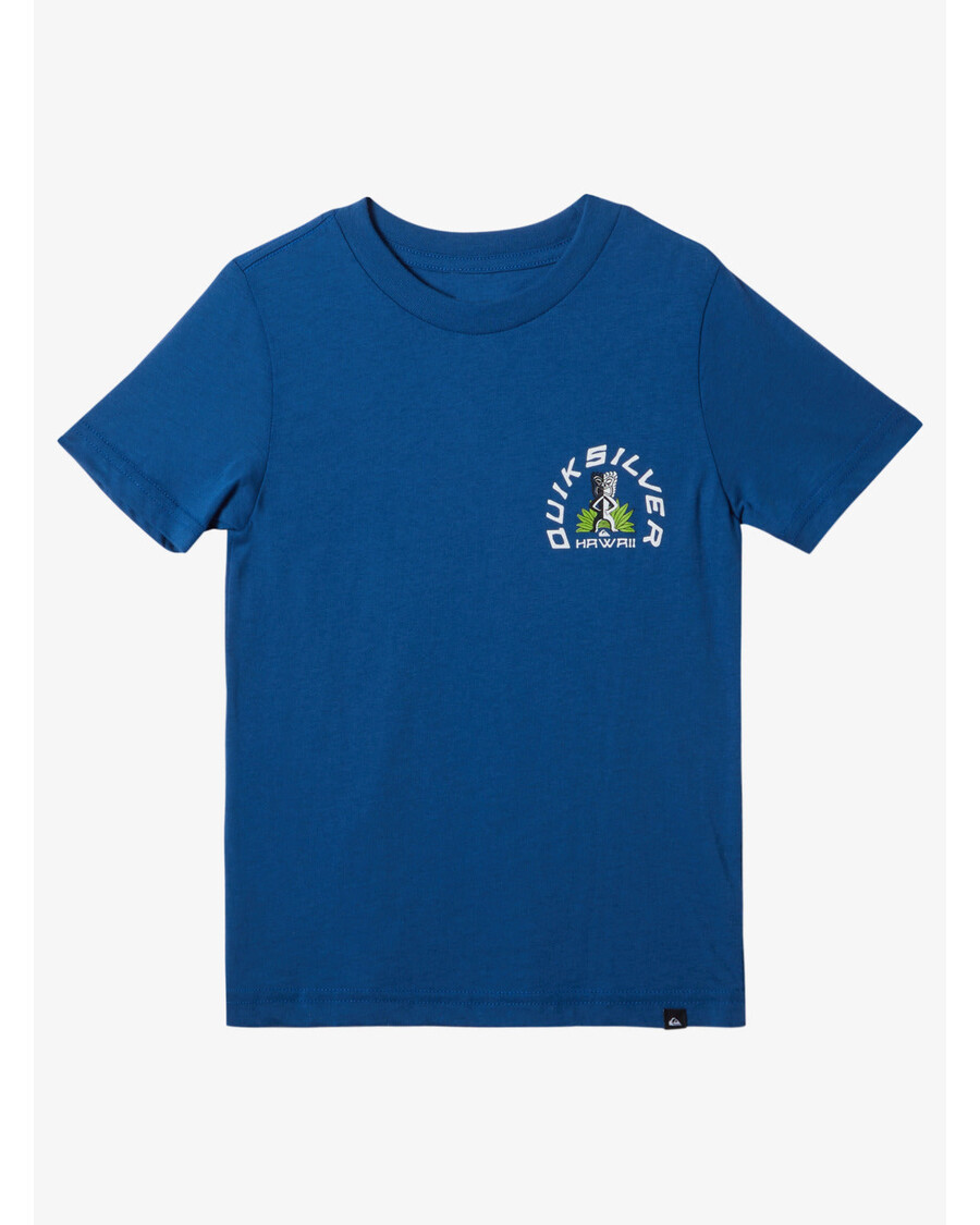 Quiksilver Garçons 2-7 Hawaii Tiki Tom T-shirt - Bleu Royal