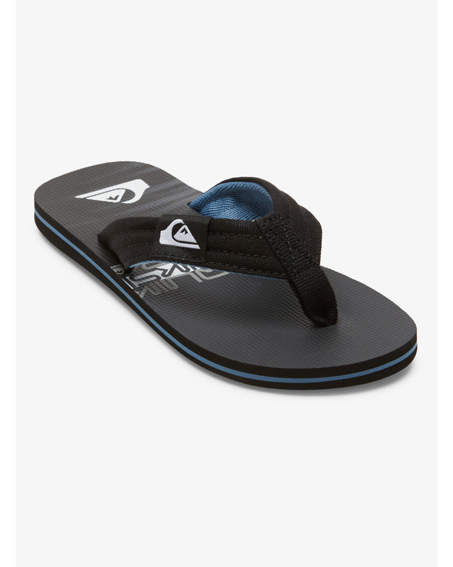 Quiksilver Erkek çocuk 8-16 Molokai Rahat Sandalet - Siyah 3