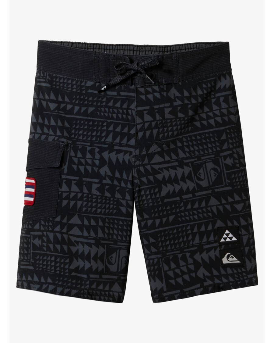 Celana Pendek Quiksilver Boys 2-7 Surfsilk Hawaii 13" - Hitam