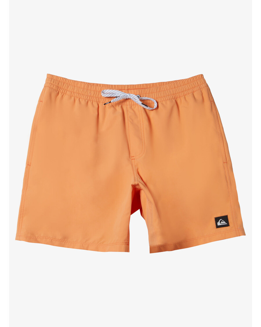 Quiksilver Boys 2-7 Vardags Solid Volley 12" Badbyxor - Mandarin