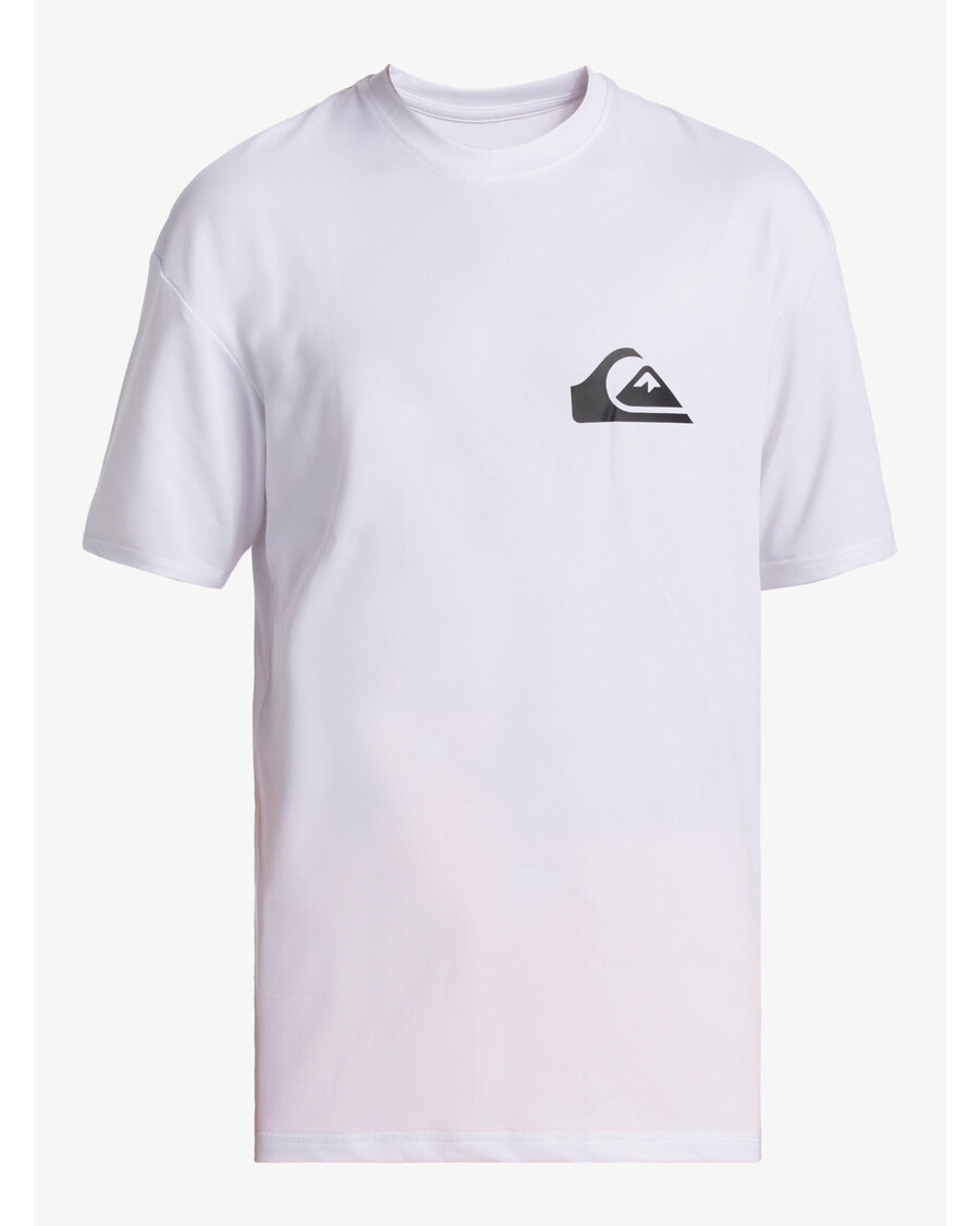 Quiksilver T-shirt De Surf à Manches Courtes Pour Garçons 8-16 Ans - Blanc