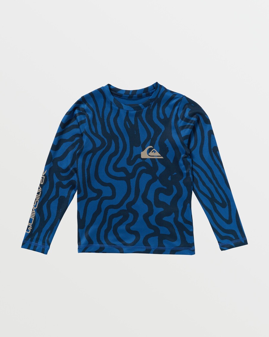 Quiksilver Drenge 2-7 Hverdags Langærmet Surf-t-shirt - Monacoblå