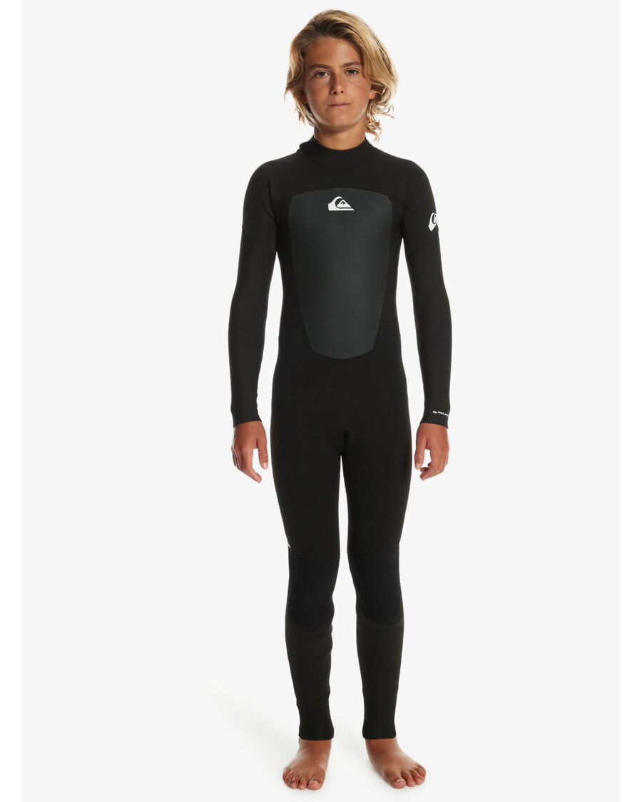 Quiksilver Gutter 8-16 5/4/3 Mm Prolog Våtdrakt Med Glidelås Bak - Svart