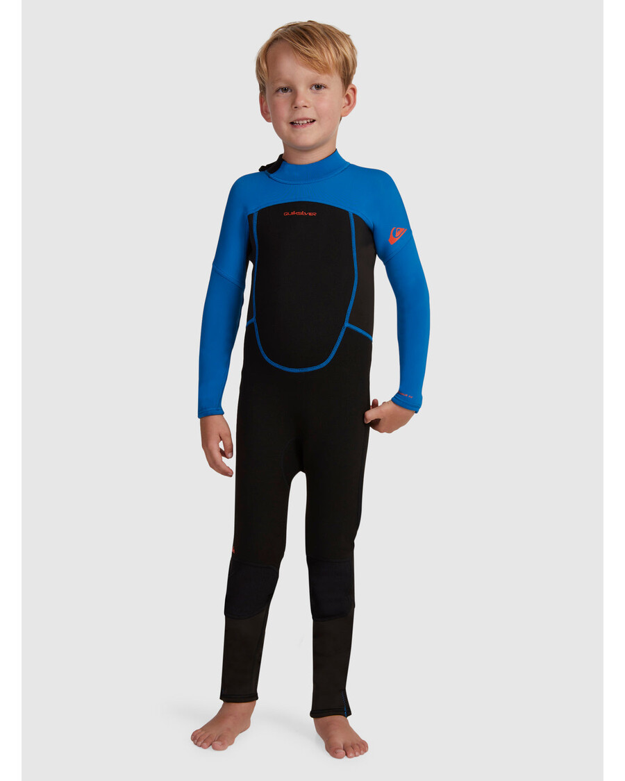 Quiksilver Erkek çocuk 2-7 3/2mm Prologue Arkadan Fermuarlı Wetsuit - Siyah/squale Mavi