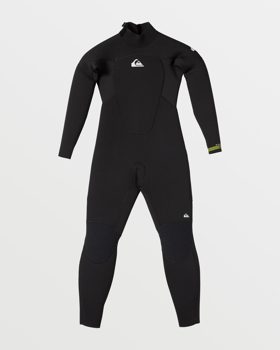 Quik Silver Boys 8-16 5/4/3mm Prologue Back Zip Gbs Wetsuit - Black