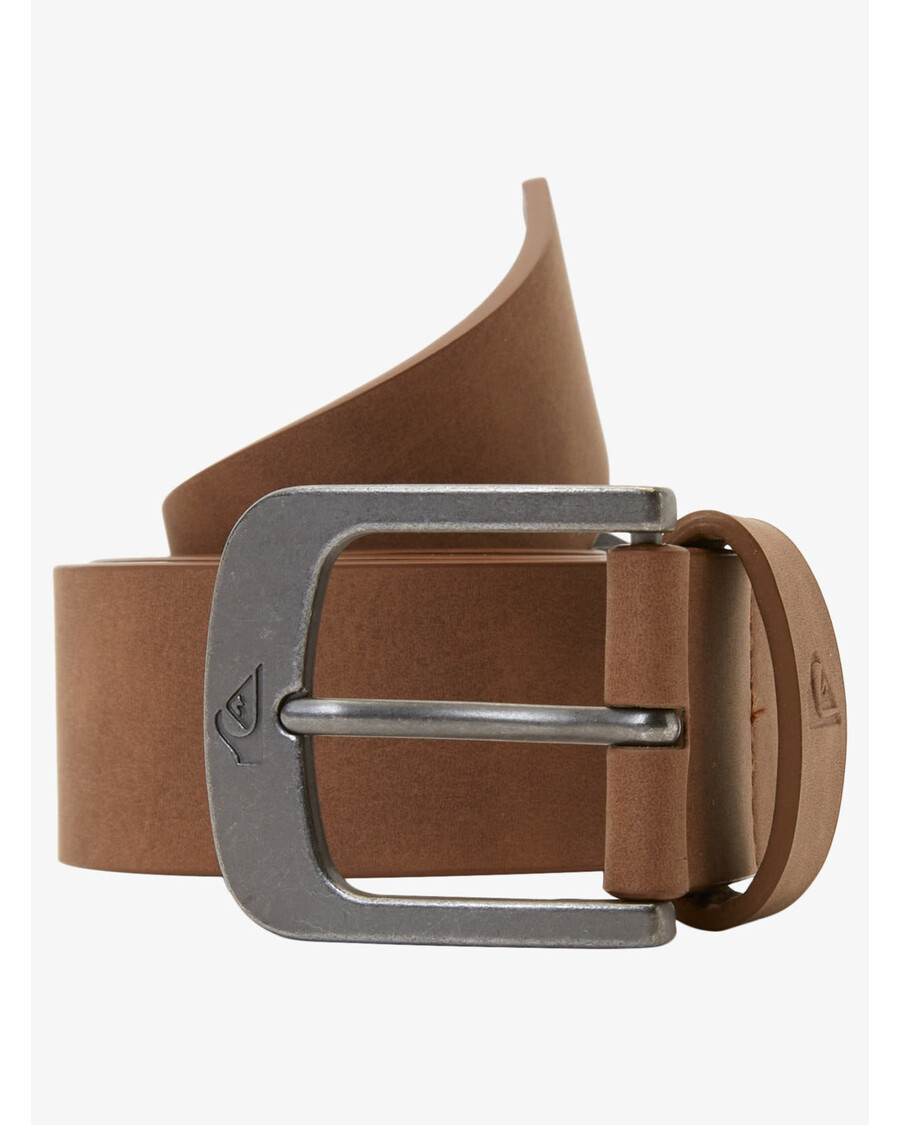 Quik Silver Main Street Faux Leather Belt - Chocolate