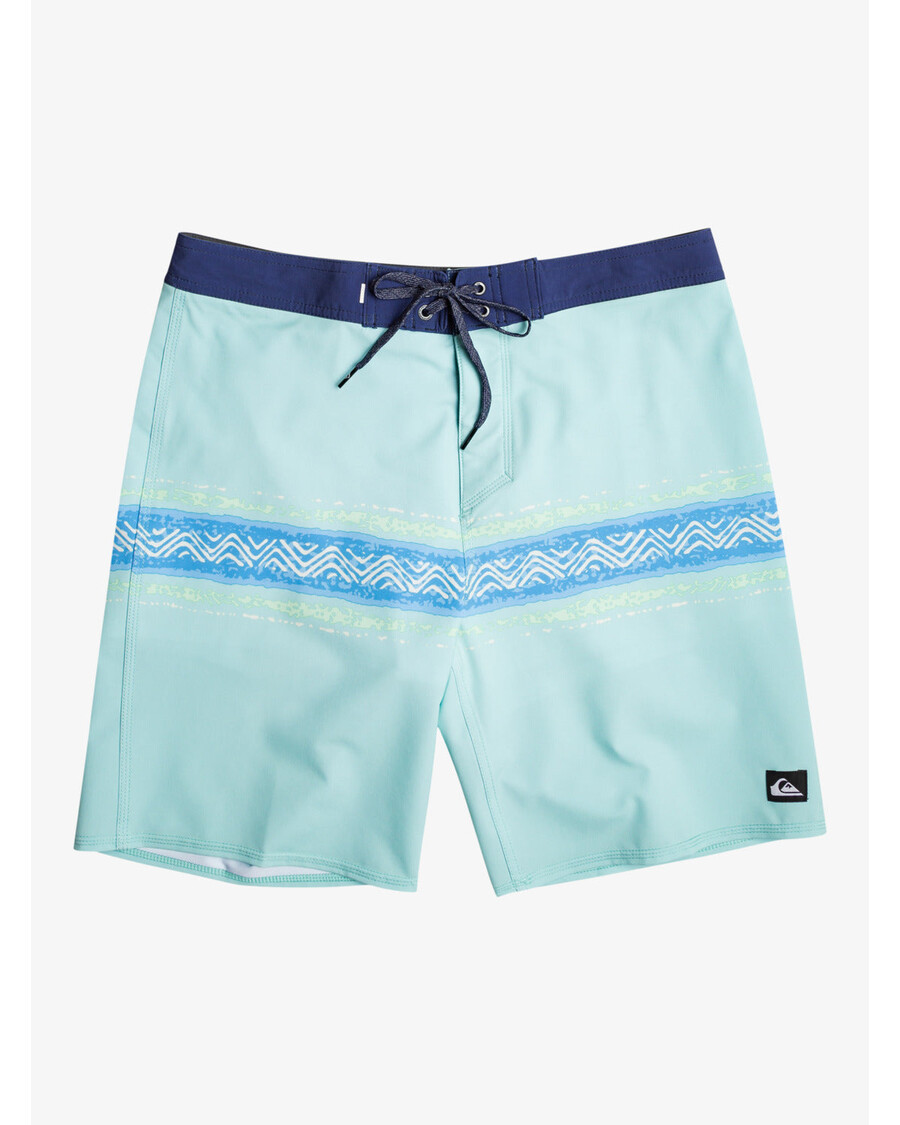 Quiksilver Surfsilk Mesa Stripe 19" Boardshorts - Pastell Turkos