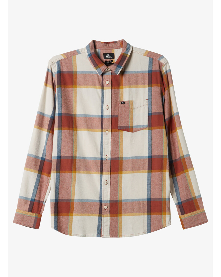 Quik Silver Brooking Stingraylong Sleeve Top - Birch Brooks Flannel