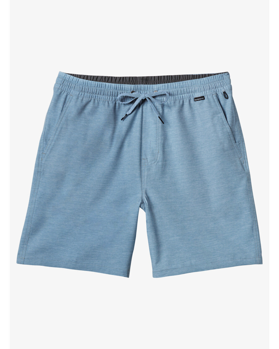 Quiksilver Taxer Heather Amphibian 18" Short Hybride - Ombre Bleue