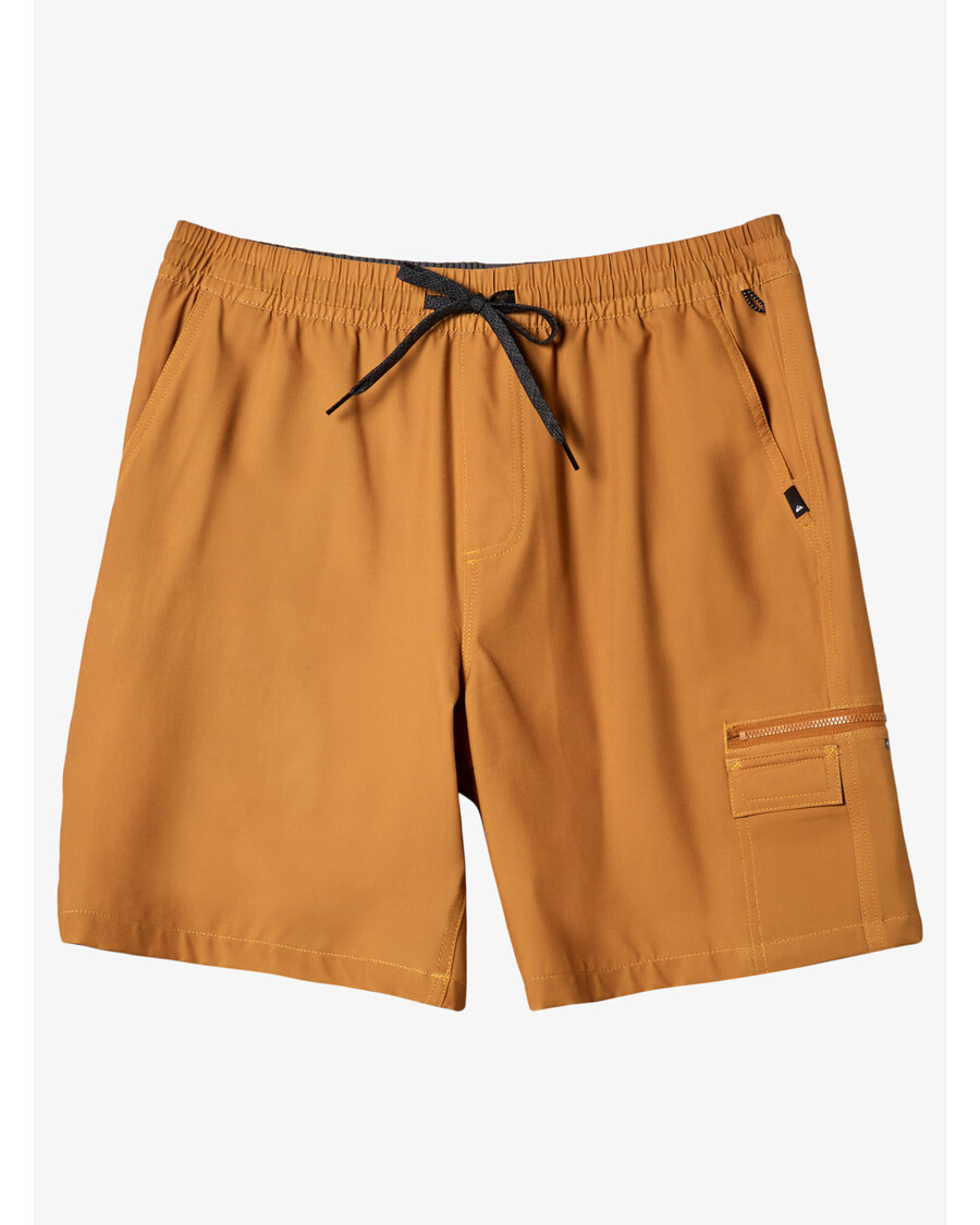 Quiksilver Taxer Cargo Amfibie 19" Hybride Short - Beenbruin