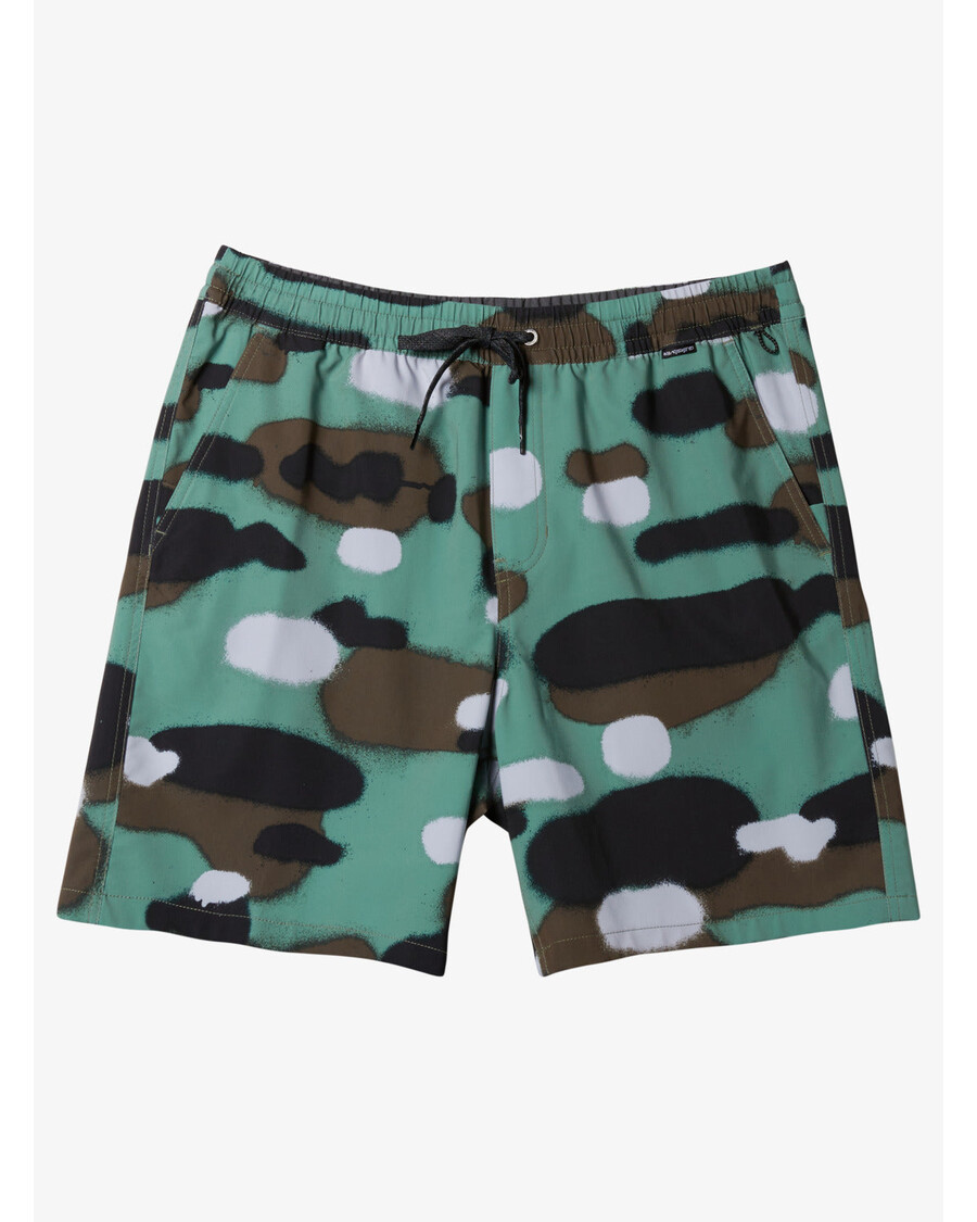 Quiksilver Amfibie 18" Hybride Short Met Taxerprint - Camo