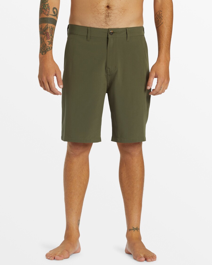 Short Hybride Quiksilver Union Amphibian 20" - Feuille De Vigne