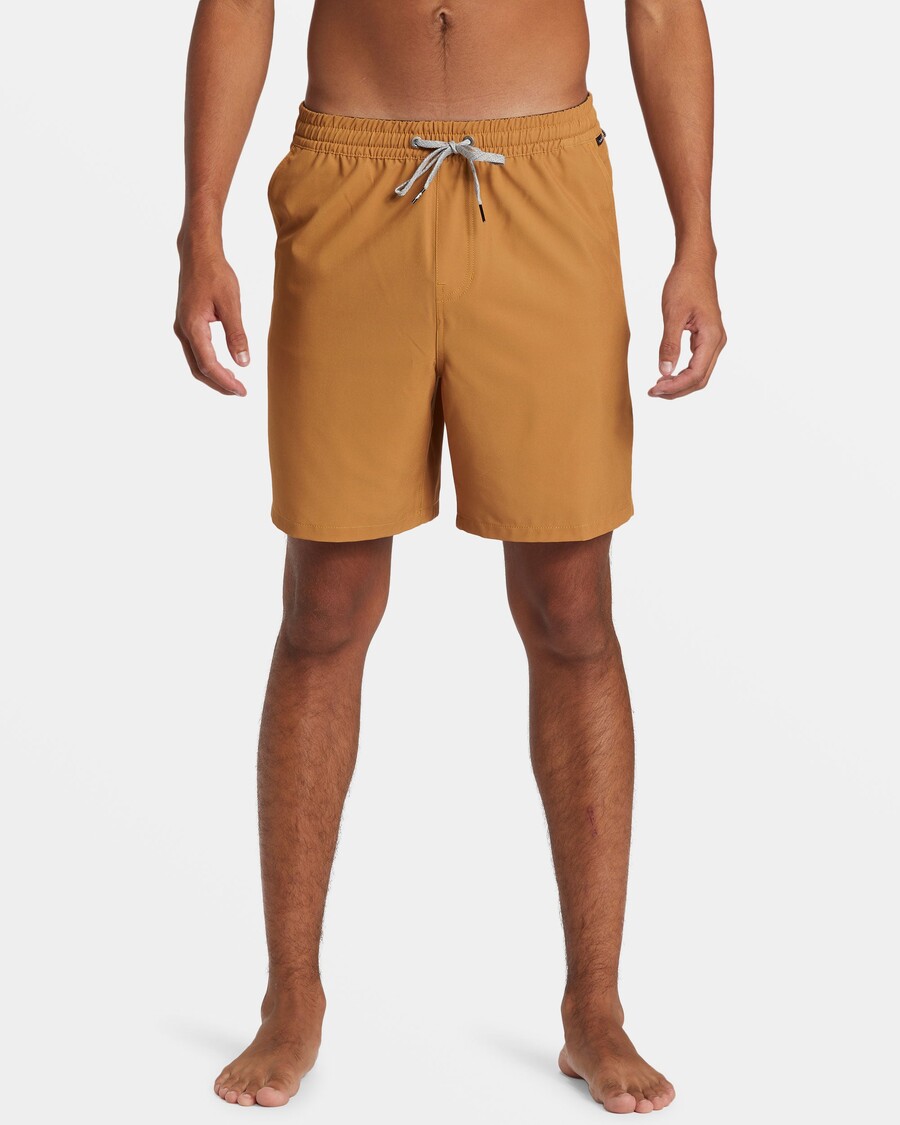 Quiksilver Taxer Amfibie 18" Hybride Short - Beenbruin