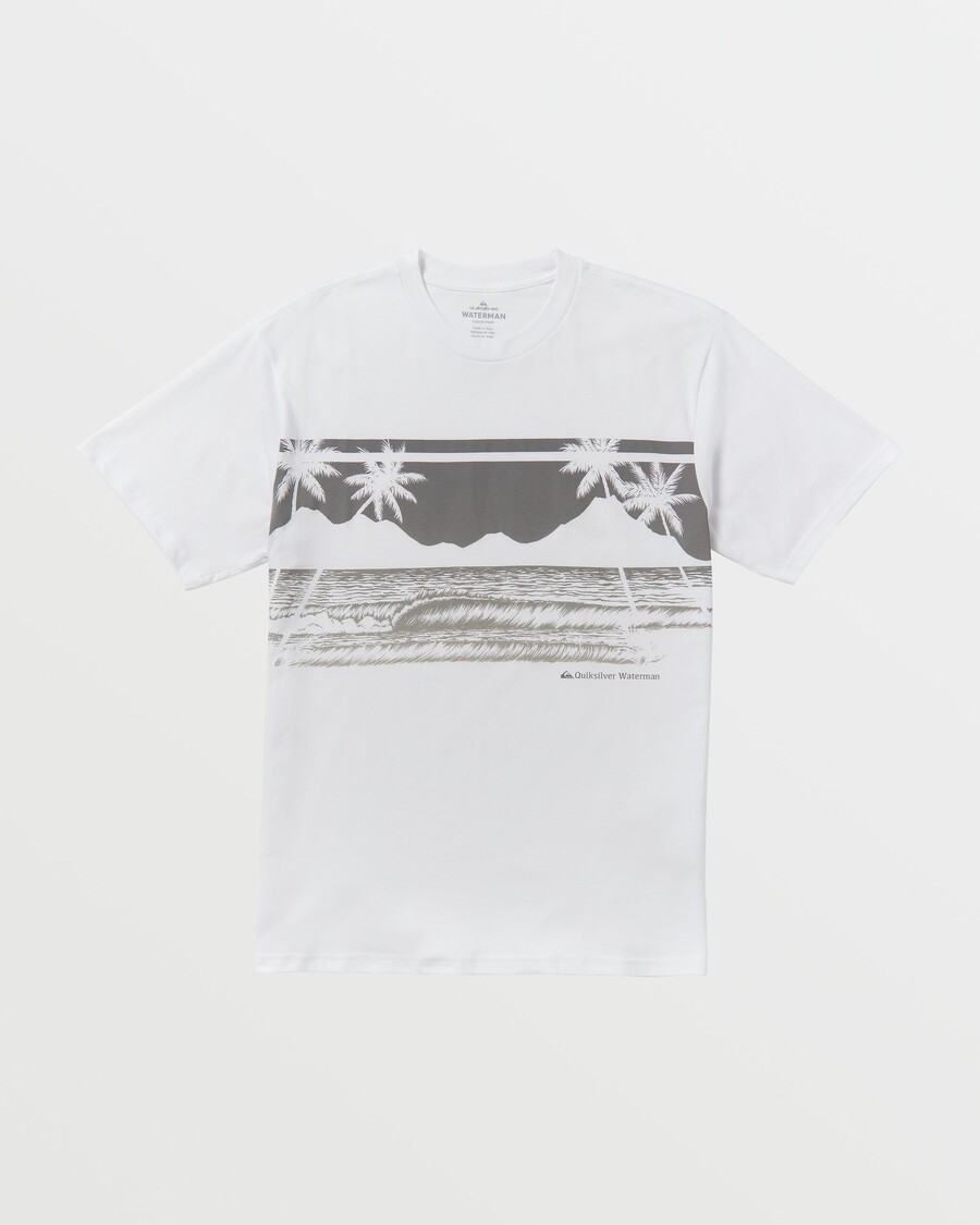 Camiseta Quiksilver Waterman Beach Band - Blanco