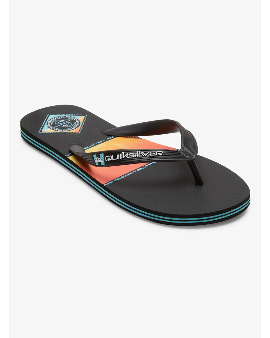 Quiksilver Molokai Vārdu Flip-flops - Oranža/oranža/melna