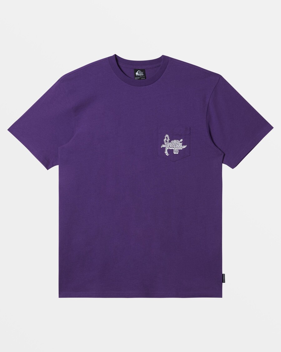 Quik Silver Rick Griffin Pocket T-shirt - Tillandsia Violet