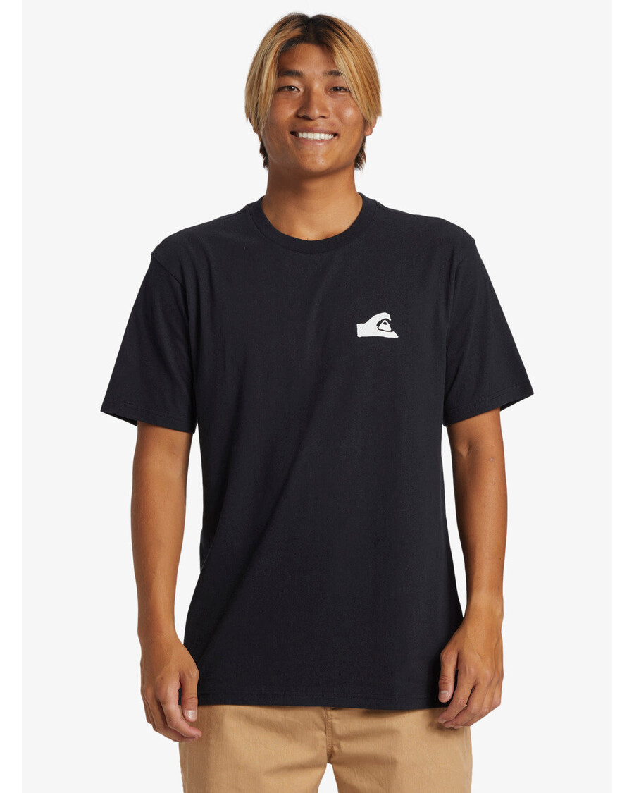 Quiksilver T-shirt Mikey Logo Dna - Noir