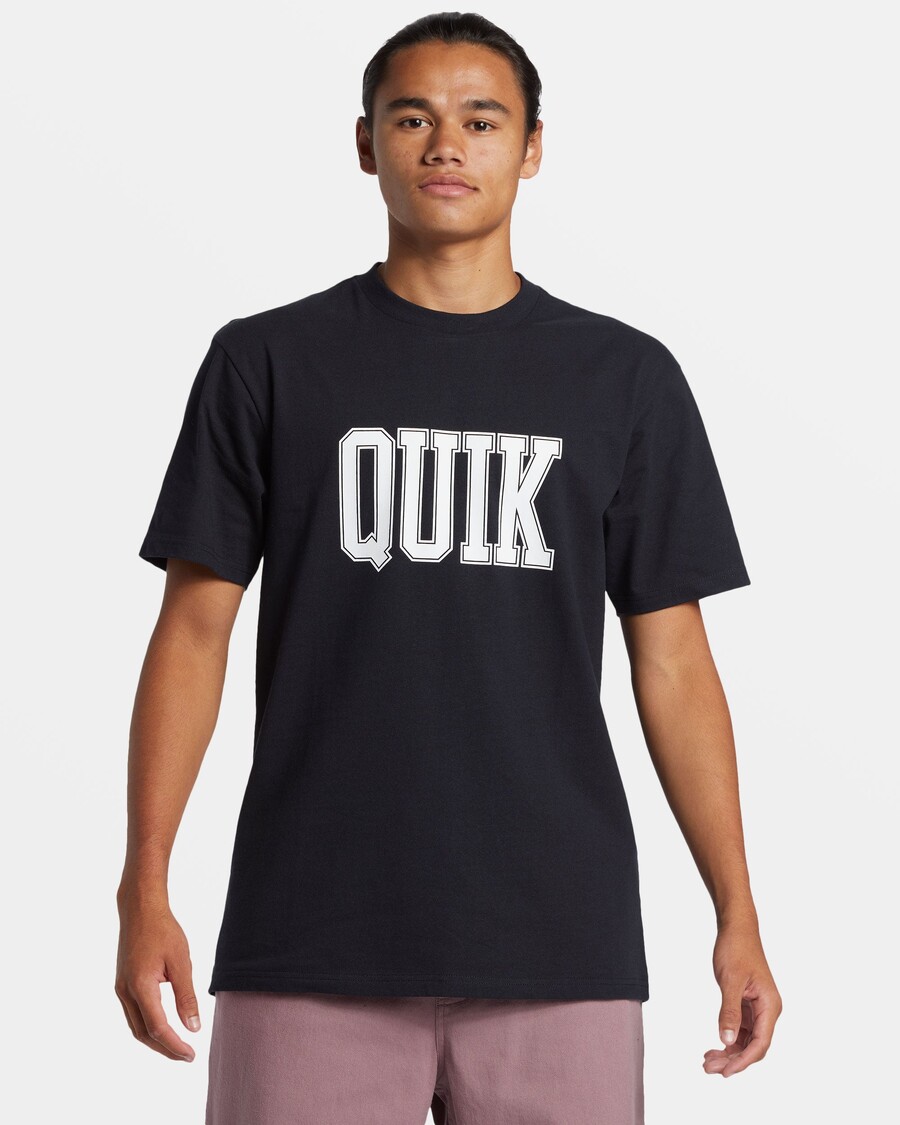 חולצת טי Quiksilver Griff Quik - שחורה