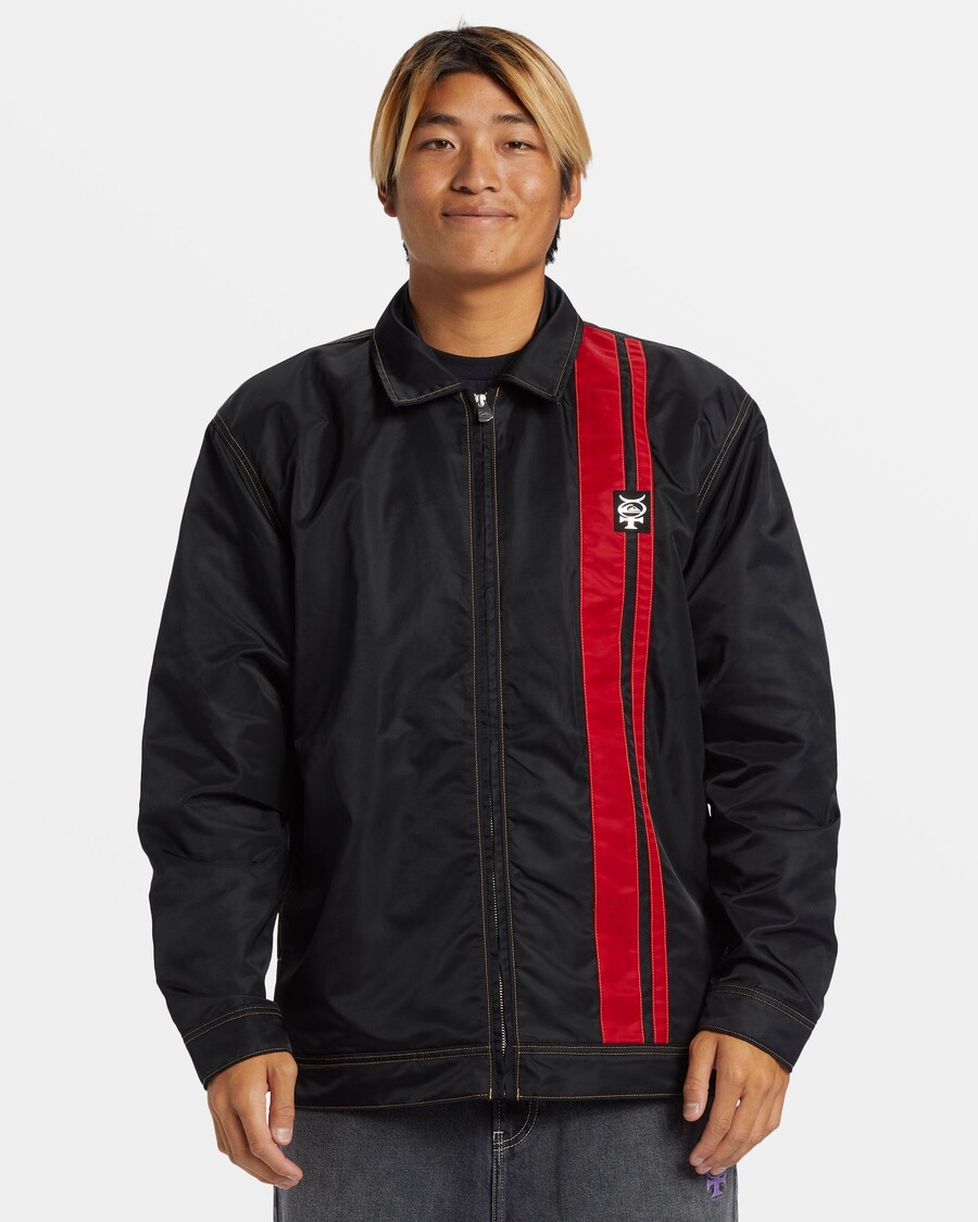 Quicksilver Mercury Station Full Zip -takki - Musta