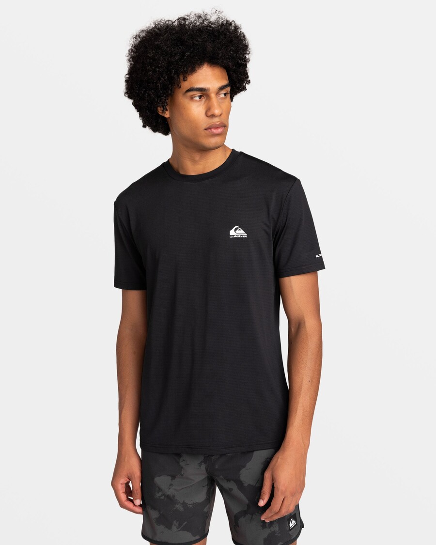 Camiseta Quik Silver Lap Time - Negro Verdadero