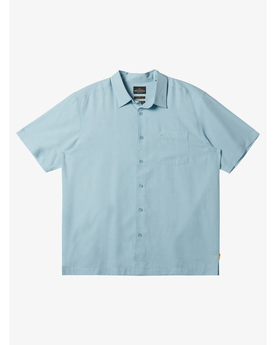 Camisa Antiarrugas Quiksilver Waterman Centinela Premium - Starlight