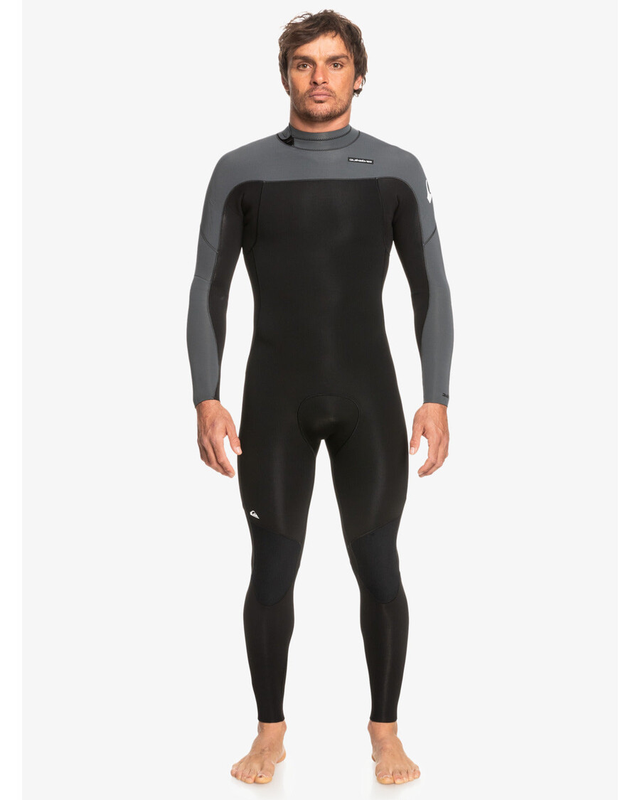 Quiksilver 3/2 Každodenný Neoprén So Zapínaním Na Zips - čierny/delový Kov