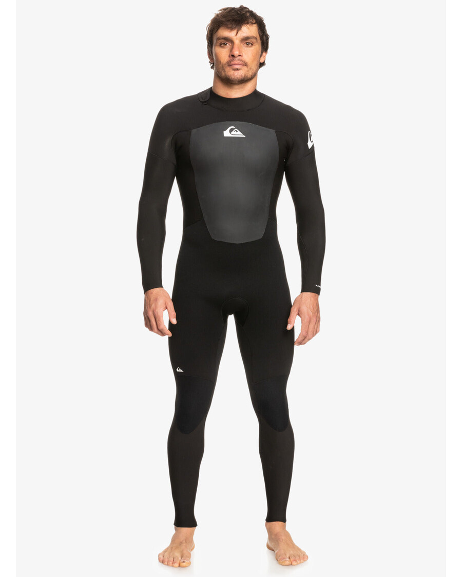 Quiksilver 3/2mm Prologue Back Rāvējslēdzējs Hidrotērps - Melns